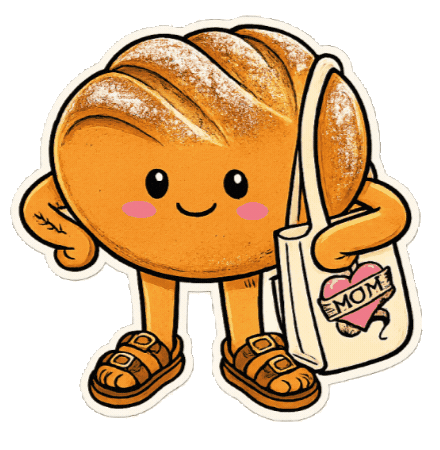 Bread Juan Sticker by Chefcecygon
