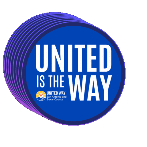 San Antonio Unite Sticker by United Way of San Antonio and Bexar County