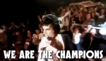 Winning We Are The Champions GIF by Queen