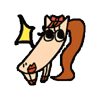 Horse にんじん Sticker