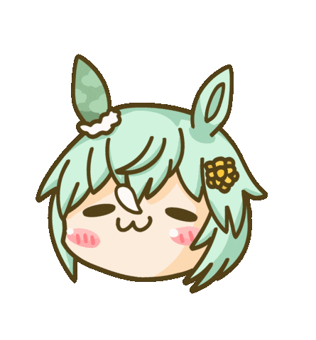 Sleepy Pretty Derby Sticker by Fluffy the Thunder God 雷神阿毛