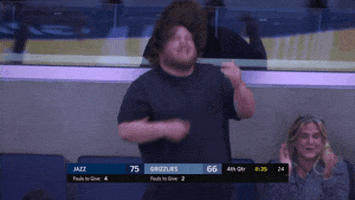 jamming rock on GIF by NBA