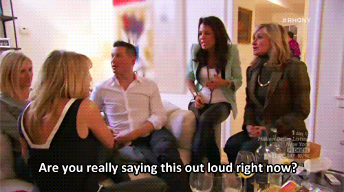 real housewives of new york stop GIF