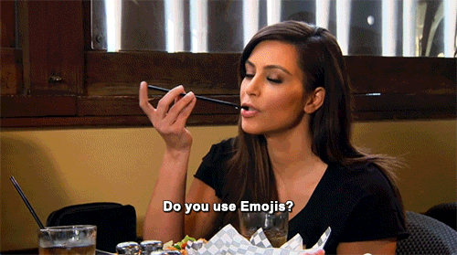 Kim Kardashian Emoji Gif By RealitytvGIF - Find & Share on GIPHY