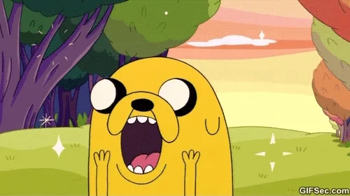 Excited Adventure Time GIF