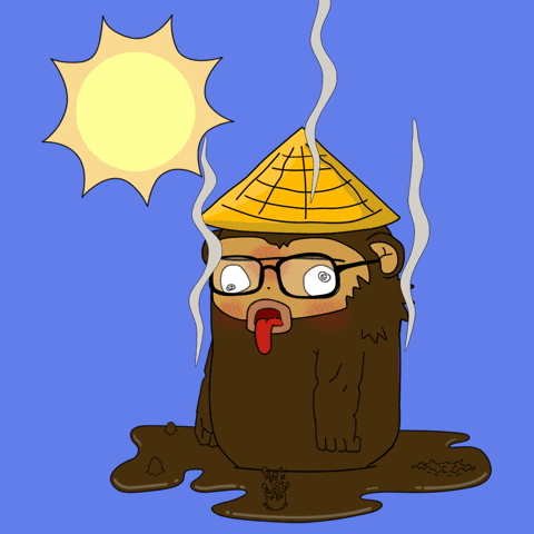 Summer Burning GIF by MonkeesAreKey