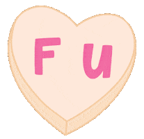 Fuck You Valentines Day Sticker