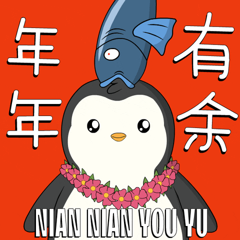 Chinese New Year Penguin GIF by Pudgy Penguins