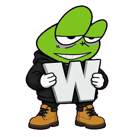 Frog Sticker by ForeverWilin