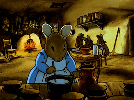 Peter Rabbit Cooking GIF