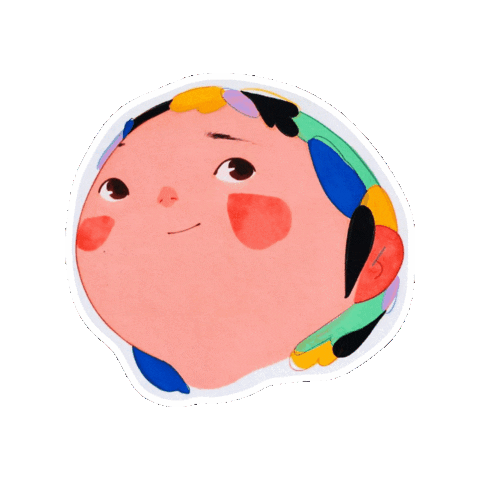 Girl Sticker