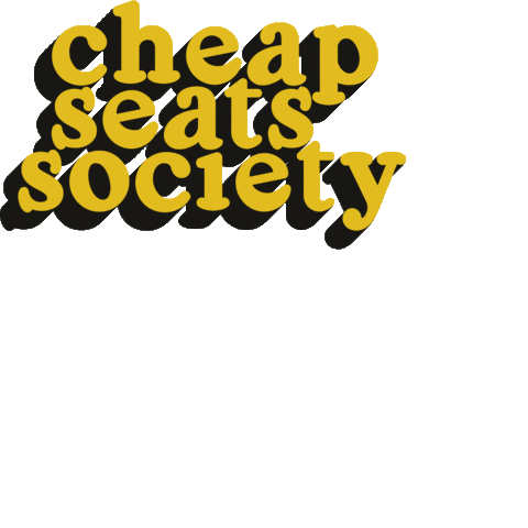 Fashion And Film Cheapseats Sticker by Cheap Seats Society