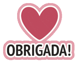 Obrigada Sticker by Rosiene Dilly