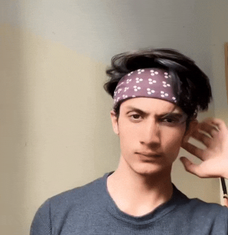 Hair Smile GIF