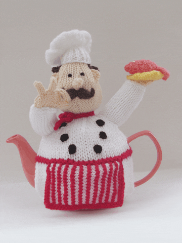 Chef Waiter GIF by TeaCosyFolk