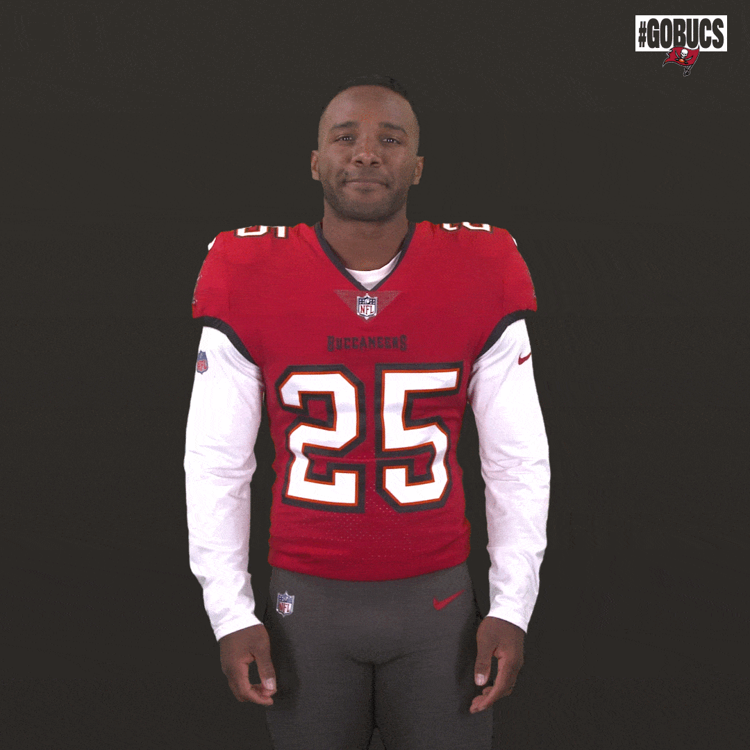 Running Back Thumbs Up GIF by Tampa Bay Buccaneers