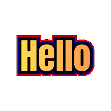 Hello Sticker