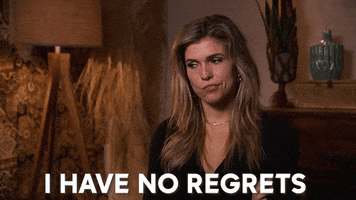 No Regrets Abc GIF by The Bachelor