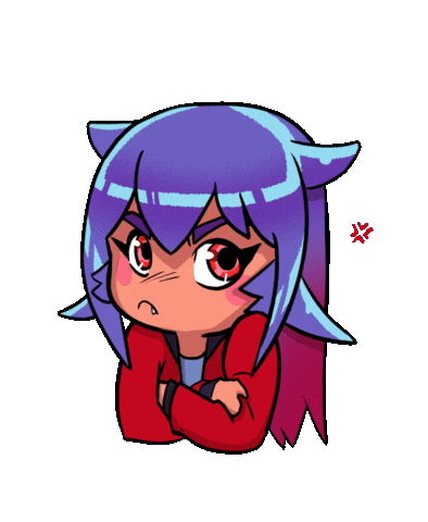 Angry Sticker by Akayamedia