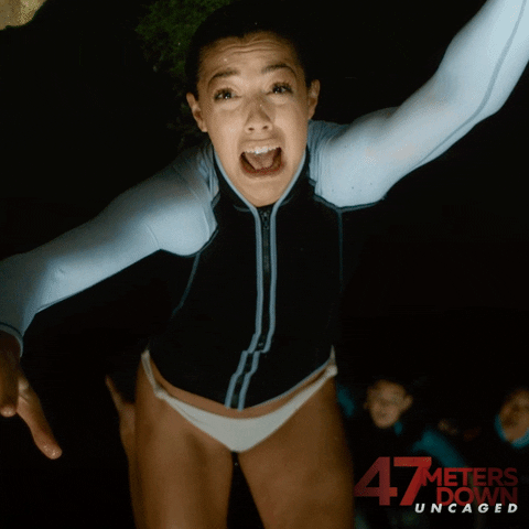 Scared Help Me GIF by 47 Meters Down Uncaged
