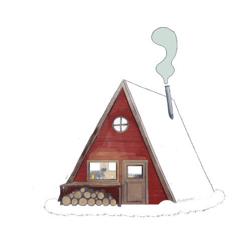 Winter Home Sticker