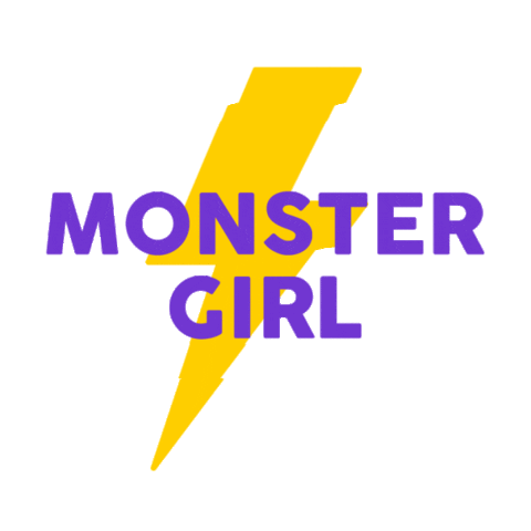 Monster Girl Rock Your Tshirt Sticker by monsterspanama