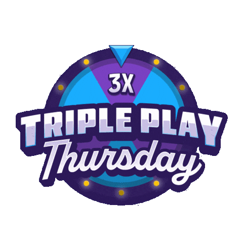 Triple Play Thursday Sticker by Rivers Casino Portsmouth