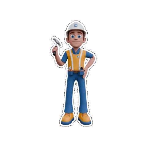 Construction Builder Sticker by hochtief
