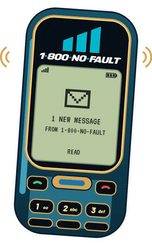Your Accident Team Sticker by 1-800-NO-FAULT