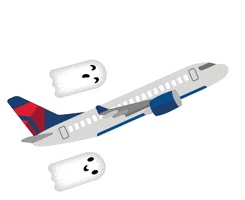 Halloween Ghost GIF by Delta Air Lines