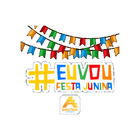 Festa Junina Euvou Sticker by Colégio A. Einstein