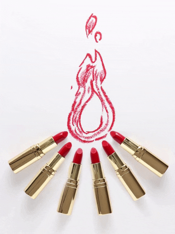 Lipstick Bonfire GIF by cintascotch