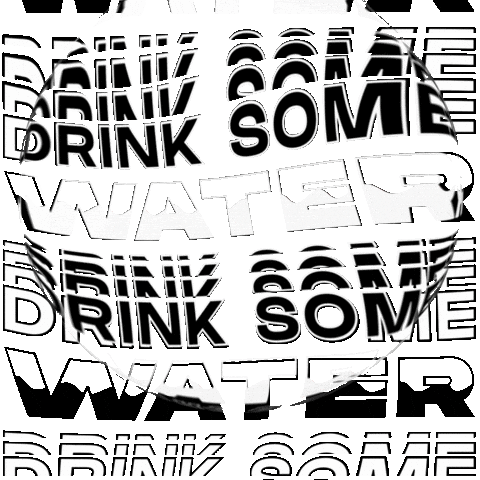 Refreshing Drink Water Sticker