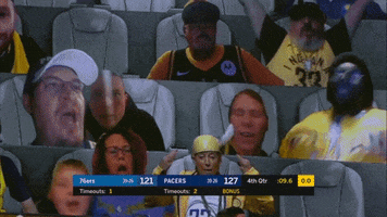 Excited Basketball GIF by Indiana Pacers