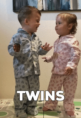 twinningituk love you twins babies siblings GIF