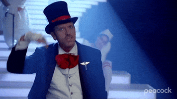 Hugh Laurie House GIF by PeacockTV