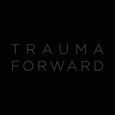 TraumaForward logo light forward trauma GIF