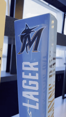 Miami Marlins Craft Beer GIF by Biscayne Bay Brewing