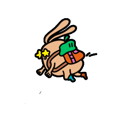 Star Rabbit Sticker