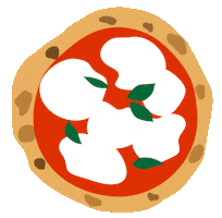 Pizzalover Sticker by Nina Pizza
