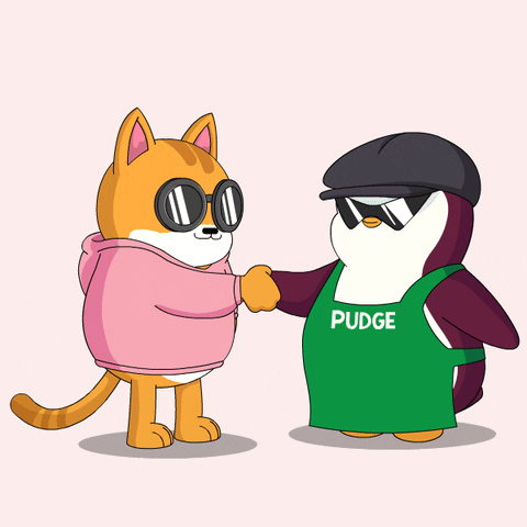 We Did It Agree GIF by Pudgy Penguins