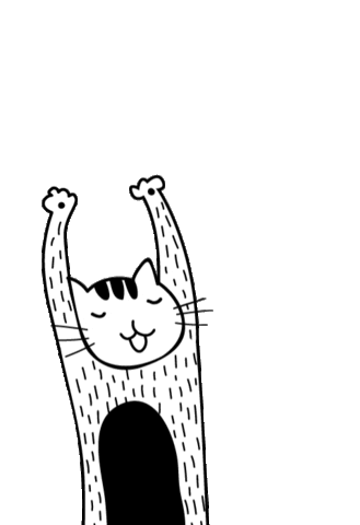 Cat Meow Sticker by greenpetfood