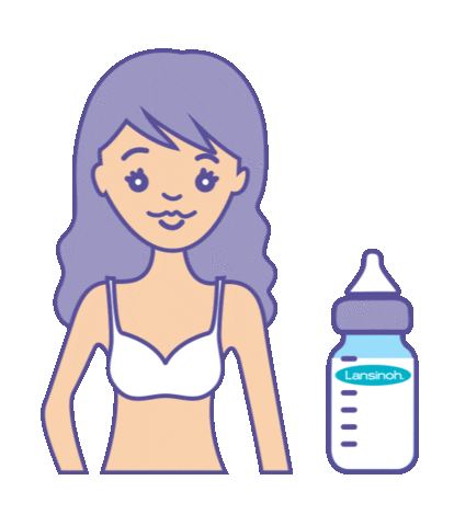 wallpapers Baby Bottle Gif milk pumping sticker by lansinoh