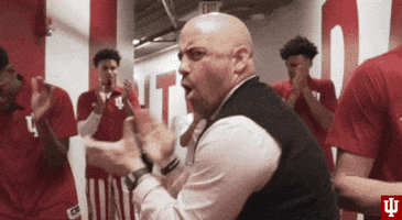 Basketball Clap GIF by Indiana Hoosiers