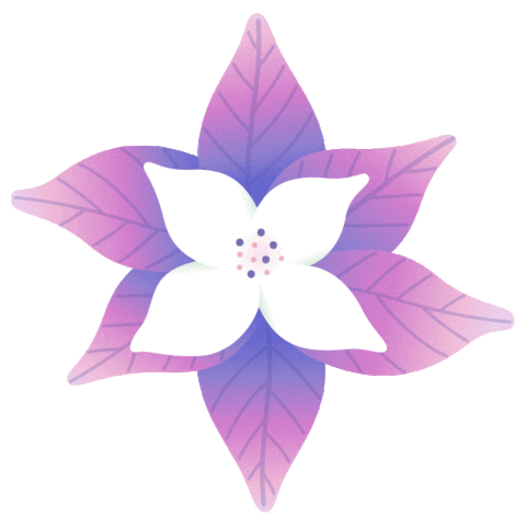 Flower Spinning Sticker by Gabriela Guerrero