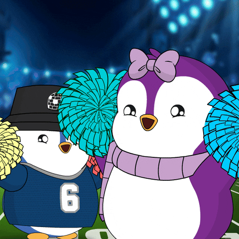 Happy Super Bowl GIF by Pudgy Penguins