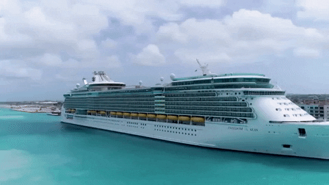 royal caribbean cruise ship gif