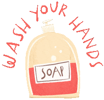 Clean Hands Soap Sticker