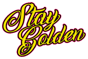 Stay Golden grooming Sticker