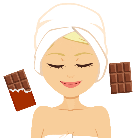 Chocolate Face Mask Sticker by GlyMed Plus Purely Professional Skin Care